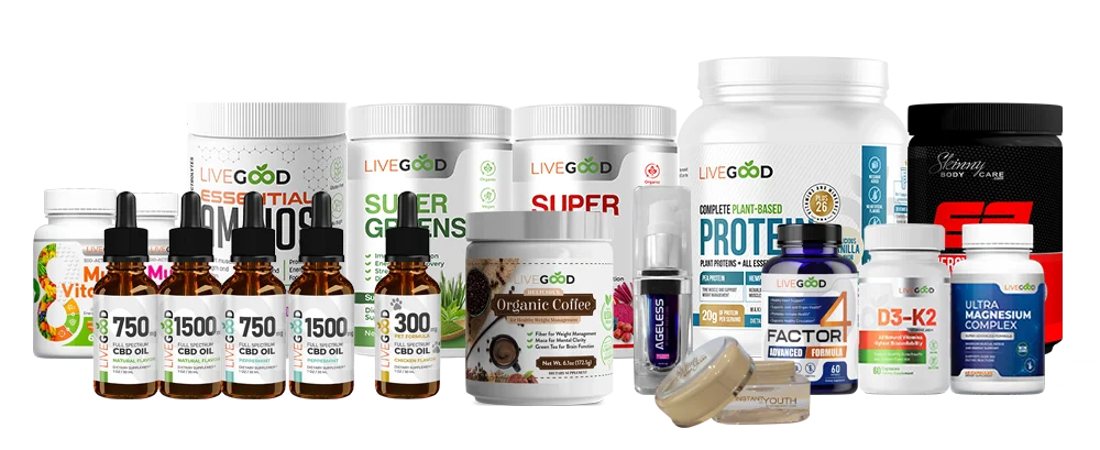 LiveGood high-quality nutritional supplements