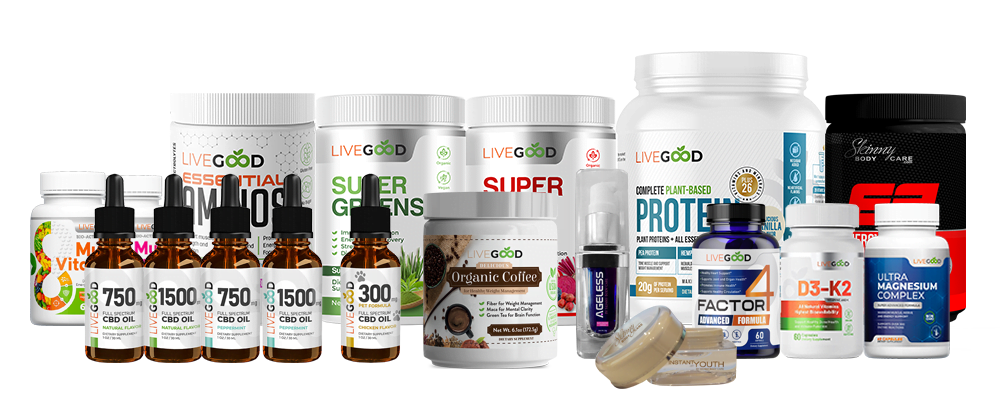 LiveGood high-quality nutritional supplements